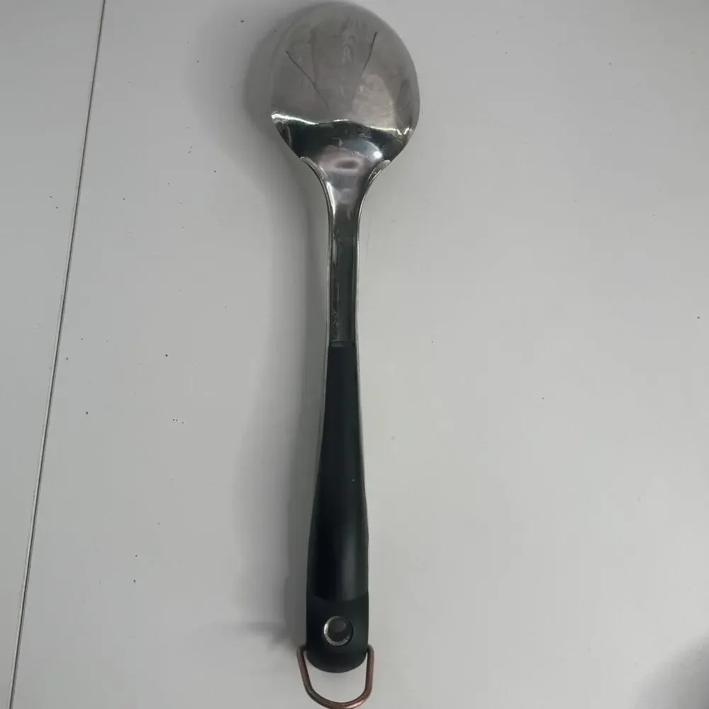 Revere Ware Stainless Steel w/Grip Solid Serving Spoon 13